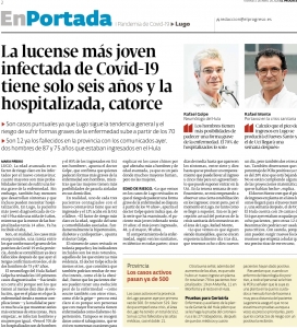 COVID-19.  Artículo en El Progreso